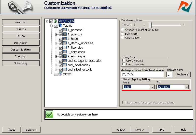 Ssis Data Type Conversion Chart